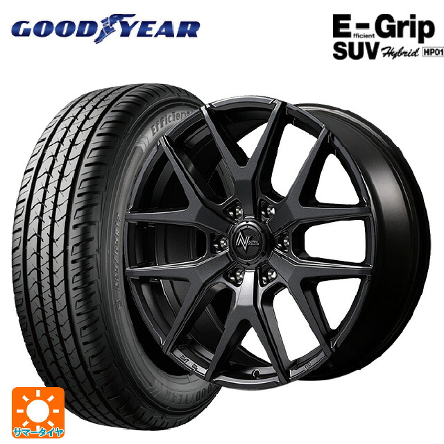 265/70R17 115S グッドイヤー エフィシェントグリップSUV HP01 エムアイディー ナイトロパワー M62 トマホーク バレルブラック 17-8J 国産車用 サマータイヤホイール4本セット｜タイヤホイール専門店コニシタイヤ
