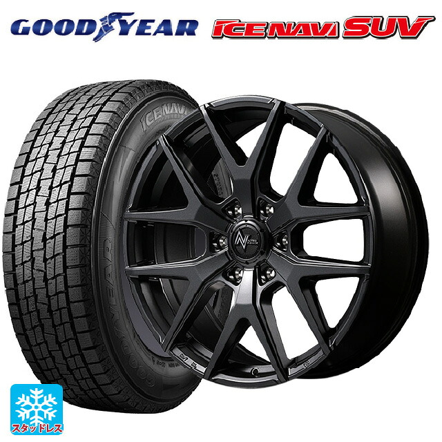 265/70R17 115Q グッドイヤー アイスナビ SUV # エムアイディー ナイトロパワー M62 トマホーク バレルブラック 17-8J 国産車用 スタッドレスタイヤホイール4本セット｜タイヤホイール専門店コニシタイヤ