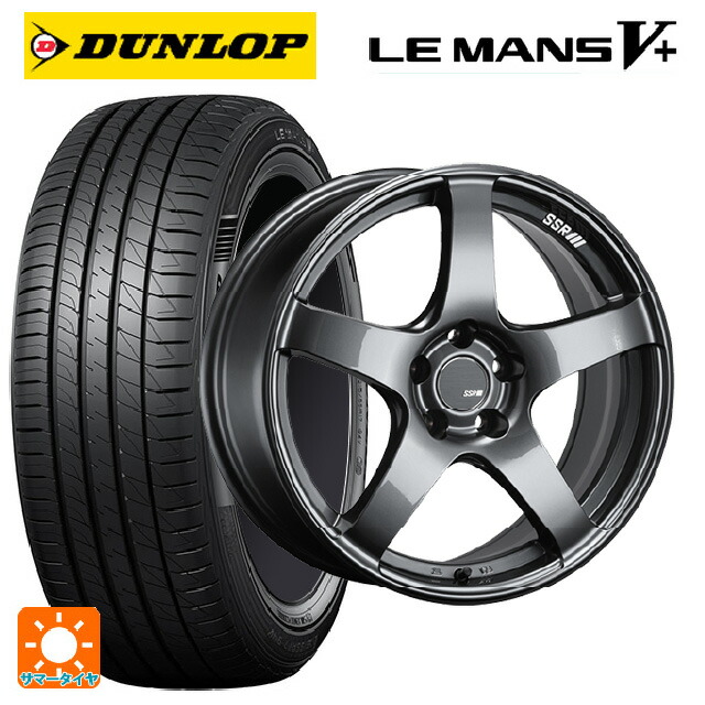 トヨタ アルファード(30系)用 245/40R19 98W XL ダンロップ ルマン5プラス(ルマン5+) タナベ SSR GT V01 グラファイトガンメタ 新品サマータイヤホイール 4本セット｜タイヤホイール専門店コニシタイヤ