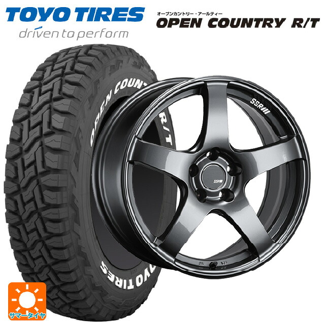 225/60R18 100Q トーヨー オープンカントリー RT ホワイトレター タナベ SSR GT V01 グラファイトガンメタ 18-7.5J 国産車用 サマータイヤホイール4本セット