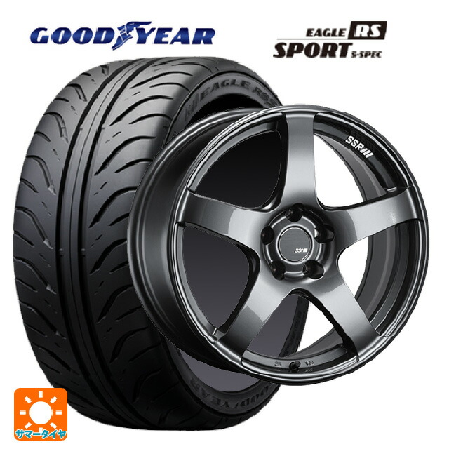 225/40R18 88W グッドイヤー イーグル RS スポーツ S-スペック タナベ SSR GT V01 グラファイトガンメタ 18-8J 国産車用 サマータイヤホイール4本セット