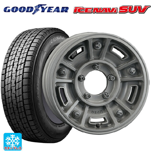 トヨタ ランドクルーザー70(GDJ76W)用 265/70R16 112Q グッドイヤー アイスナビ SUV # クリムソン ディーン BJ メキシカン ショットクリア 新品スタッドレスタイヤホイール 5本セット｜タイヤホイール専門店コニシタイヤ 144,120円