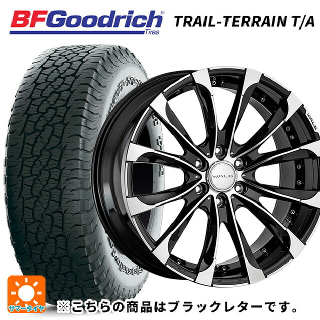 レクサス GX(250系)用 285/45R22 114H XL BFグッドリッチ トレイルテレーン T/A ブラックレター 正規品 ヴァルド ジャレット J11C 1/6 1/5 ブラック/ポリッシュ 新品サマータイヤホイール 4本セット｜タイヤホイール専門店コニシタイヤ