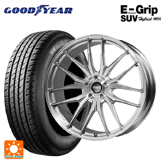 レクサス NX(20系)用 235/50R20 104W XL グッドイヤー エフィシェントグリップSUV HP01 ティーダブルエス エックスフォーエルデザインSUV BRS 新品サマータイヤホイール 4本セット