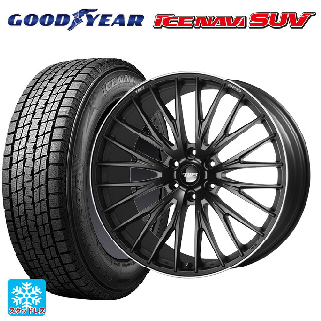 レクサス GX(250系)用 265/50R22 112Q グッドイヤー アイスナビ SUV ティーダブルエス エックスフォーエルデザインエルエックス2 FB/F 新品スタッドレスタイヤホイール 4本セット
