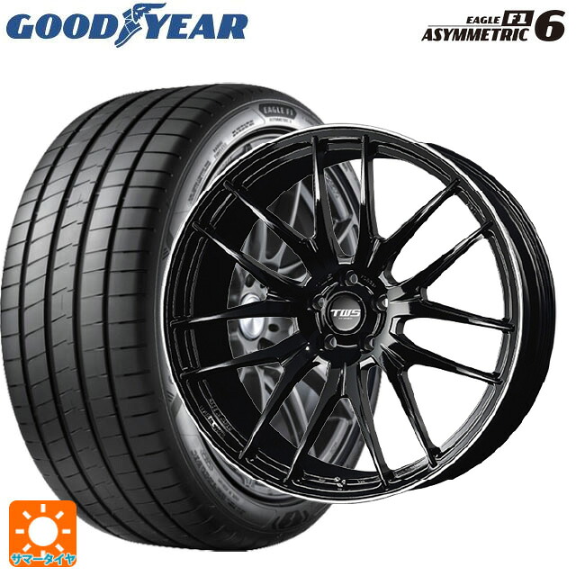 トヨタ クラウンスポーツ(36系)用 225/45R21 95W グッドイヤー イーグル F1 アシメトリック6 ティーダブルエス エックスフォーエルデザインSUV GB/F 新品サマータイヤホイール 4本セット