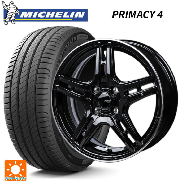 ホンダ Super-ONE(スーパーワン)(JG6)用 185/55R15 82V ミシュラン プライマシー4 正規品 ジャパン三陽 ジェーピースタイル R52 パールブラック/フランジカットポリッシュ 新品サマータイヤホイール 4本セット｜タイヤホイール専門店コニシタイヤ