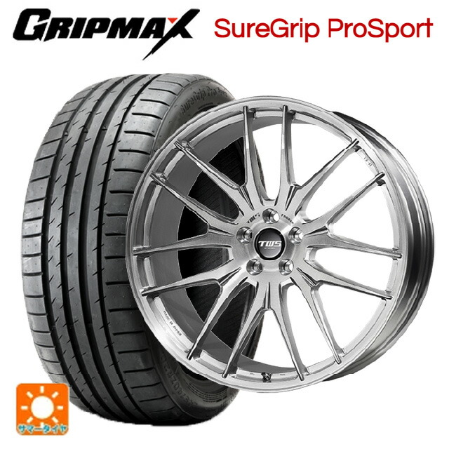 レクサス LBX(10系)用 245/35R21 96Y XL グリップマックス シュアグリップ プロスポーツ ブラックレター ティーダブルエス エックスフォーエルデザインSUV BRS 新品サマータイヤホイール 4本セット