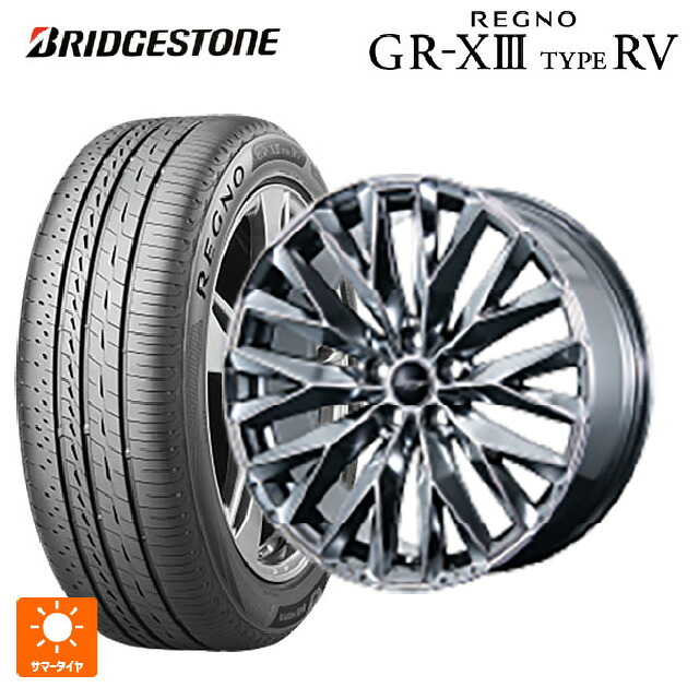 トヨタ アルファード(40系)用 225/55R19 103V XL ブリヂストン レグノ GR-X3 タイプ RV 正規品 # トピー エクスクルーシブ ティーエルエムワンゼロワン SPC 新品サマータイヤホイール 4本セット|タイヤホイール専門店コニシタイヤ