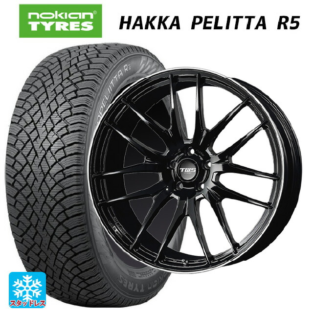レクサス LBX(10系)用 245/40R20 99T XL ノキアン ハッカペリッタR5 ティーダブルエス エックスフォーエルデザインSUV GB/F 新品スタッドレスタイヤホイール 4本セット