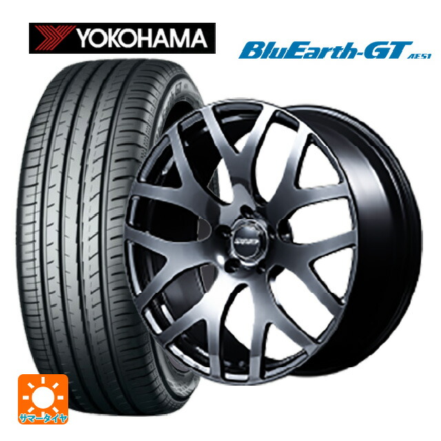 215/45R18 93W XL ヨコハマ ブルーアースGT AE51 レイズ VMF S 01 SK 18-7.5J 国産車用 サマータイヤホイール4本セット