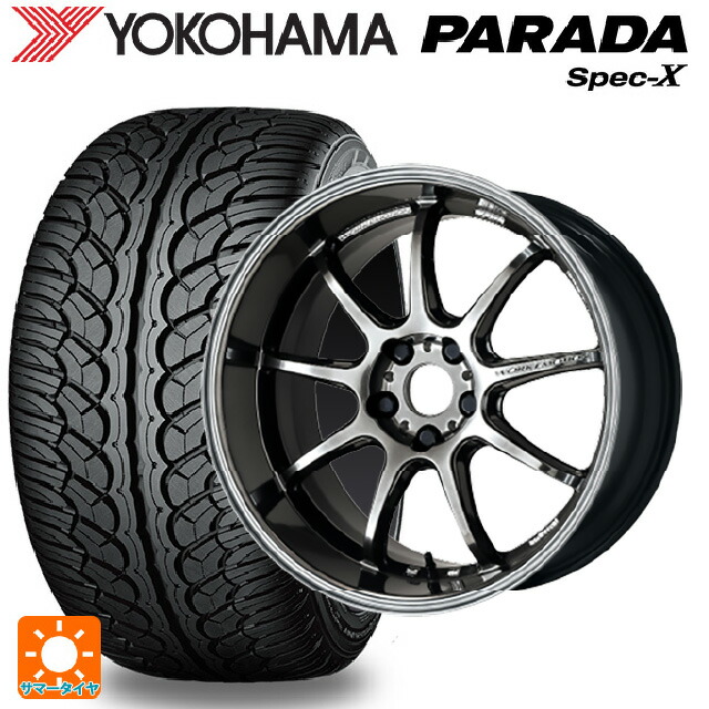 トヨタ bZ4X(11/15系)用 235/60R18 103V ヨコハマ パラダ PA02 ワーク エモーション D9R GTK 新品サマータイヤホイール 4本セット