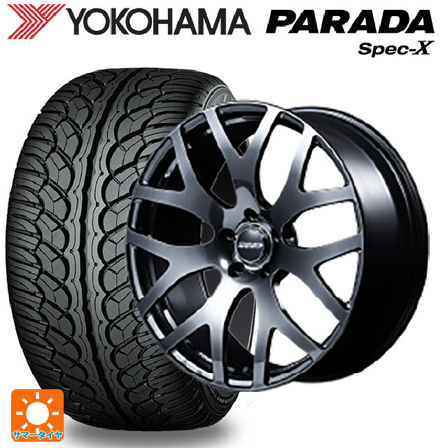 235/60R18 103V ヨコハマ パラダ PA02 レイズ VMF S 01 SK 18-8J 国産車用 サマータイヤホイール4本セット
