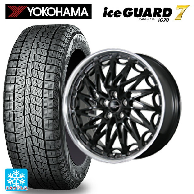 レクサス LM(TAWH15W)用 245/40R21 100Q ヨコハマ アイスガード7(IG70) # トピー エクスクルーシブ ティーエルエムワンゼロツー # GB/RP 新品スタッドレスタイヤホイール 4本セット