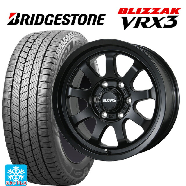 トヨタ ランドクルーザー300(300系)用 265/65R18 114Q ブリヂストン ブリザック VRX3 正規品 # トピー ブロウズ ロブナイン MB 新品スタッドレスタイヤホイール 4本セット
