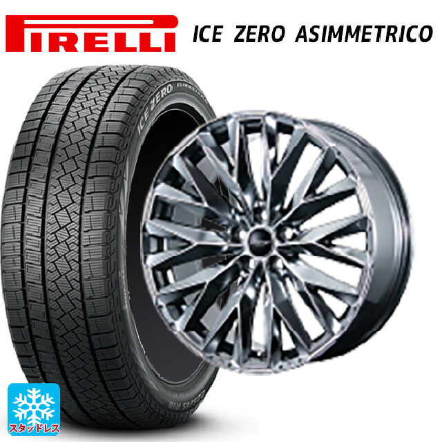 レクサス RX(A10/H10)用 235/55R20 102H ピレリ アイスゼロ アシンメトリコ 正規品 トピー エクスクルーシブ ティーエルエムワンゼロワン # SPC 新品スタッドレスタイヤホイール 4本セット