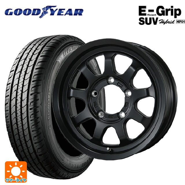 スズキ ジムニーシエラ(74系)用 195/80R15 96H グッドイヤー エフィシェントグリップSUV HP01 トピー ブロウズ ロブナイン MB 新品サマータイヤホイール 4本セット｜タイヤホイール専門店コニシタイヤ