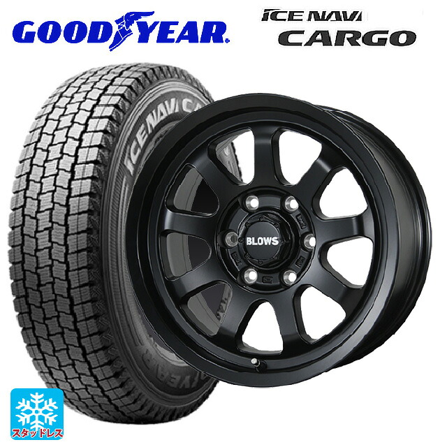 ニッサン NV350キャラバン(E26系)用 195/80R15 107/105N グッドイヤー アイスナビ カーゴ # トピー ブロウズ ロブナイン MB 新品スタッドレスタイヤホイール 4本セット 72,870円
