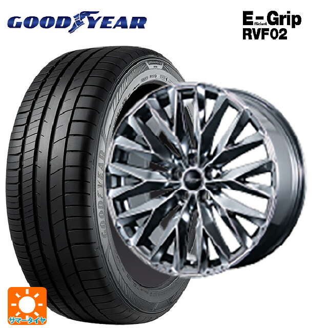 トヨタ ヴェルファイア(40系)用 245/45R20 103W XL グッドイヤー エフィシェントグリップ RVF02 トピー エクスクルーシブ ティーエルエムワンゼロワン # SPC 新品サマータイヤホイール 4本セット