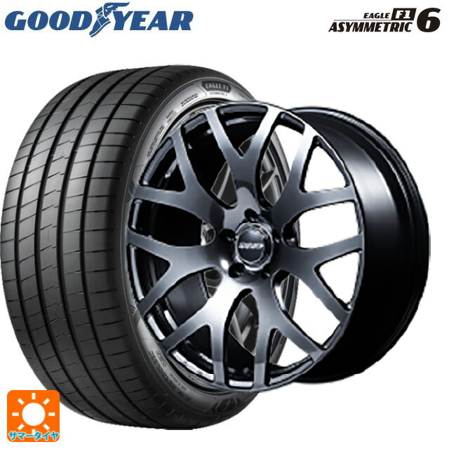 225/60R18 104W XL グッドイヤー イーグル F1 アシメトリック6 レイズ VMF S 01 SK 18-7.5J 国産車用 サマータイヤホイール4本セット
