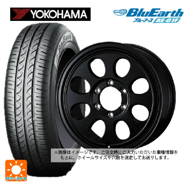 195/60R16 89H ヨコハマ ブルーアース AE01F ウェッズ ジムライン タイプ2 MBK 16-7J 国産車用 サマータイヤホイール4本セット｜タイヤホイール専門店コニシタイヤ