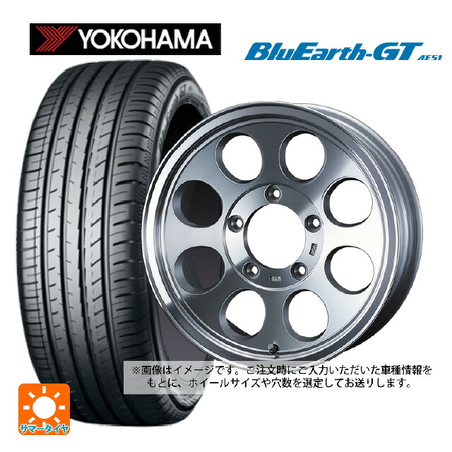 195/55R16 87V ヨコハマ ブルーアースGT AE51 ウェッズ ジムライン タイプ2 POL 16-7J 国産車用 サマータイヤホイール4本セット|タイヤホイール専門店コニシタイヤ