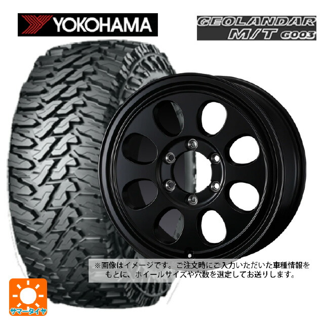 スズキ ジムニー(64系)用 215/70R16 100/97Q ヨコハマ ジオランダー M/T G003 正規品 # ウェッズ ジムライン タイプ2 MBK 新品サマータイヤホイール 5本セット|タイヤホイール専門店コニシタイヤ