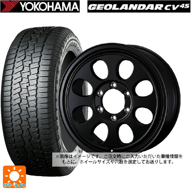 215/70R16 100H ヨコハマ ジオランダー CV G058 正規品 ウェッズ ジムライン タイプ2 MBK 16-7J 国産車用 サマータイヤホイール4本セット|タイヤホイール専門店コニシタイヤ
