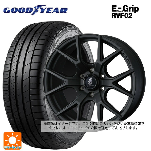 215/60R16 95H グッドイヤー エフィシェントグリップ RVF02 ウェッズ マッドヴァンス SD FMBK 16-7J 国産車用 サマータイヤホイール4本セット