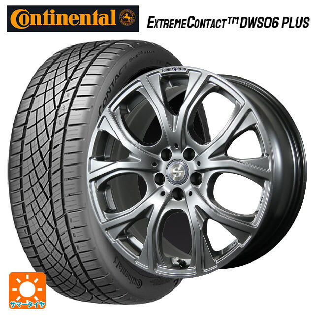 ミニ ミニクーパー(電気自動車)(J01)用 205/50R17 93W XL コンチネンタル エクストリームコンタクト DWS06プラス 正規品 トピー チームスパルコ ヴェネージュ H/MG 新品サマータイヤホイール 4本セット