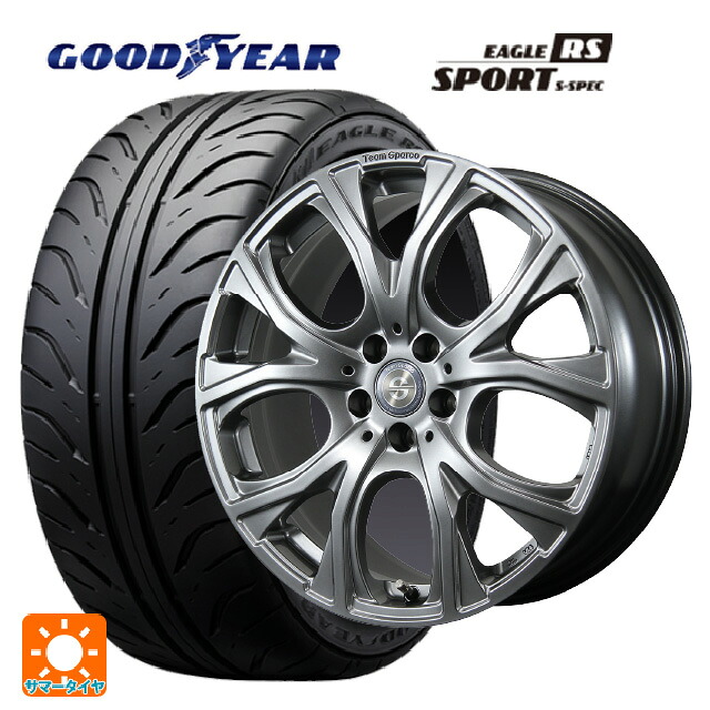 ミニ エースマン(J05)用 225/40R18 88W グッドイヤー イーグル RS スポーツ S-スペック トピー チームスパルコ ヴェネージュ H/MG 新品サマータイヤホイール 4本セット