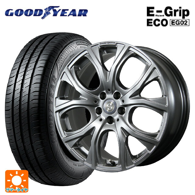 ミニ エースマン(J05)用 225/45R18 95W XL グッドイヤー エフィシェントグリップ エコ EG02 トピー チームスパルコ ヴェネージュ H/MG 新品サマータイヤホイール 4本セット｜タイヤホイール専門店コニシタイヤ