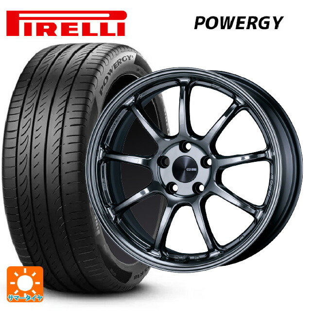 245/50R18 100W ピレリ パワジー 正規品 エンケイ パフォーマンスライン PF09 # SBK 18-7.5J 国産車用 サマータイヤホイール4本セット｜タイヤホイール専門店コニシタイヤ