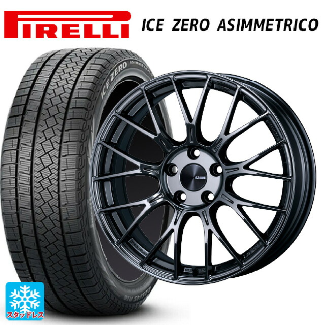 在庫有 235/60R18 107H XL ピレリ アイスゼロ アシンメトリコ 正規品 # エンケイ パフォーマンスライン PFM1 # SBK 18-7.5J 国産車用 スタッドレスタイヤホイール4本セット|タイヤホイール専門店コニシタイヤ