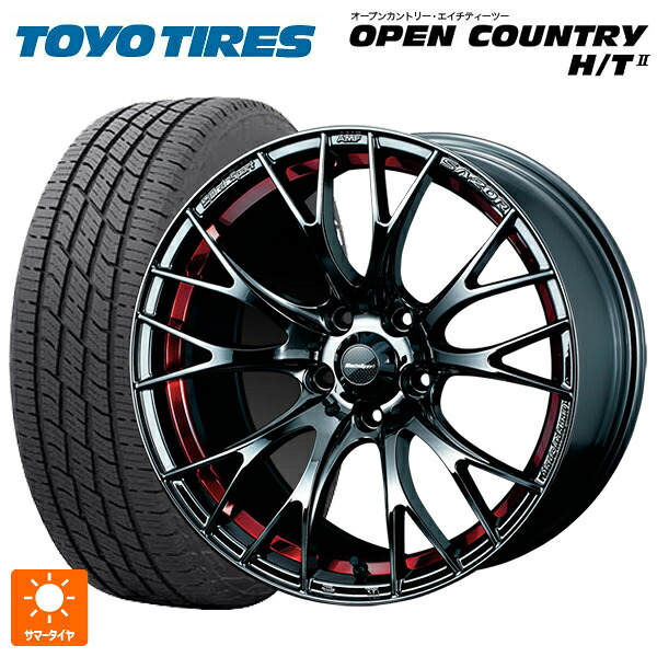 225/60R18 100H トーヨー オープンカントリー HT2 ホワイトレター ウェッズ ウェッズスポーツ SA20R # RLC 18-7.5J 国産車用 サマータイヤホイール4本セット