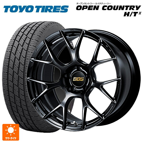 ミツビシ デリカD5(CV1系)用 225/55R18 98H トーヨー オープンカントリー HT2 ホワイトレター BBS RE-V7 BK 新品サマータイヤホイール 4本セット｜タイヤホイール専門店コニシタイヤ