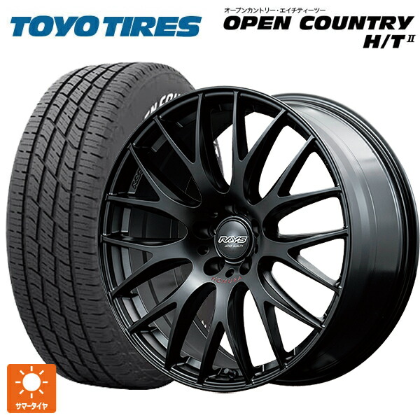 レクサス LM(TAWH15W)用 225/60R18 100H トーヨー オープンカントリー HT2 ホワイトレター レイズ ホムラ 2X9 プラス スポーツエディション B7J 新品サマータイヤホイール 4本セット