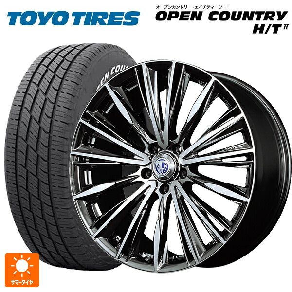 トヨタ ハリアー(80系)用 225/60R18 100H トーヨー オープンカントリー HT2 ホワイトレター レイズ ベルサス ヴォウジェ DR 新品サマータイヤホイール 4本セット