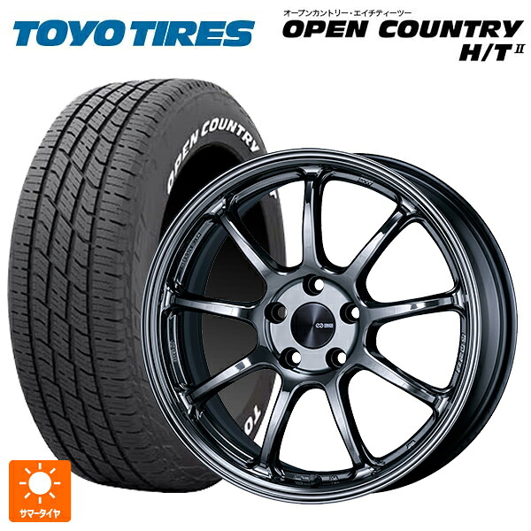 225/60R18 100H トーヨー オープンカントリー HT2 ホワイトレター エンケイ パフォーマンスライン PF09 # SBK 18-7.5J 国産車用 サマータイヤホイール4本セット