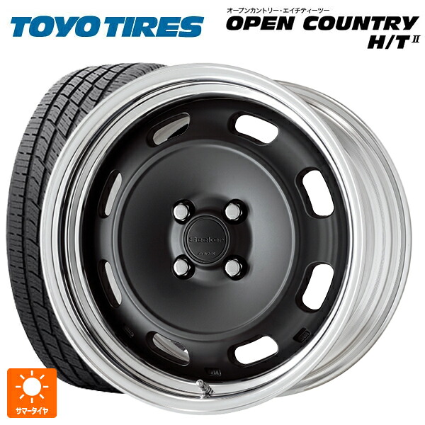 225/60R18 100H トーヨー オープンカントリー HT2 ホワイトレター ワーク シーカー DT MBL 18-7.5J 国産車用 サマータイヤホイール4本セット