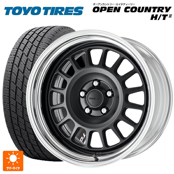 225/60R18 100H トーヨー オープンカントリー HT2 ホワイトレター ワーク シーカー FD MBL 18-7.5J 国産車用 サマータイヤホイール4本セット