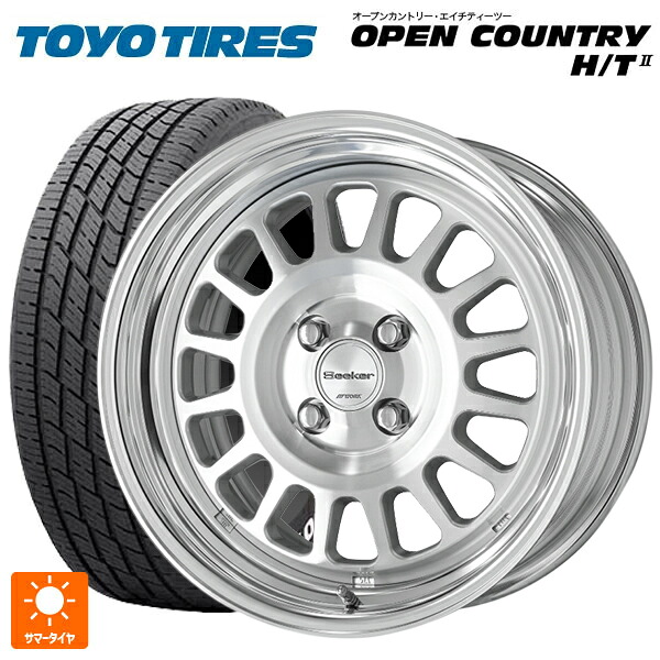 225/60R18 100H トーヨー オープンカントリー HT2 ホワイトレター ワーク シーカー FD MSP 18-7.5J 国産車用 サマータイヤホイール4本セット