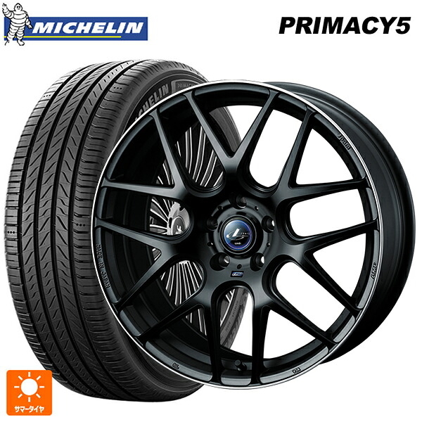 ミツビシ デリカD5(3DA系)用 225/55R18 102V XL ミシュラン プライマシー5 正規品 ウェッズ レオニス ナヴィア06 MBP 新品サマータイヤホイール 4本セット｜タイヤホイール専門店コニシタイヤ 130,550円