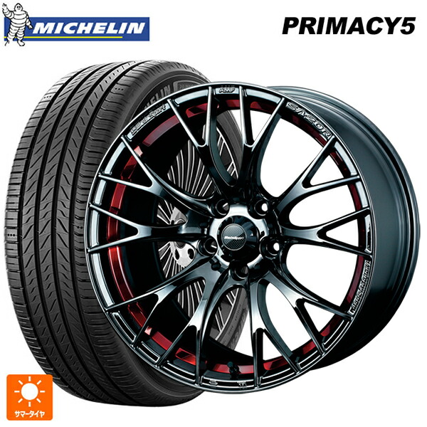 235/45R18 98Y XL ミシュラン プライマシー5 正規品 ウェッズ ウェッズスポーツ SA20R RLC 18-8.5J 国産車用 サマータイヤホイール4本セット