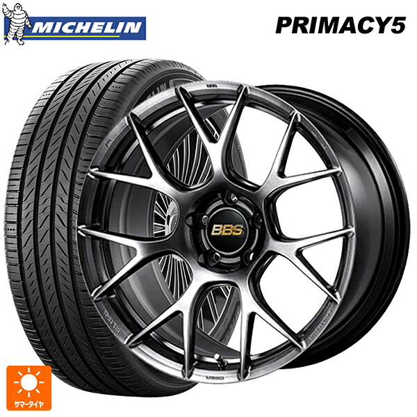 レクサス LBX(10系)用 235/50R19 103W XL ミシュラン プライマシー5 正規品 BBS RE-V7 DB 新品サマータイヤホイール 4本セット