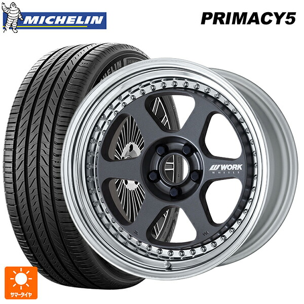 スバル フォレスター(SL系)用 235/50R19 103W XL ミシュラン プライマシー5 正規品 ワーク マイスター L1 3ピース MGM 新品サマータイヤホイール 4本セット｜タイヤホイール専門店コニシタイヤ 276,647円