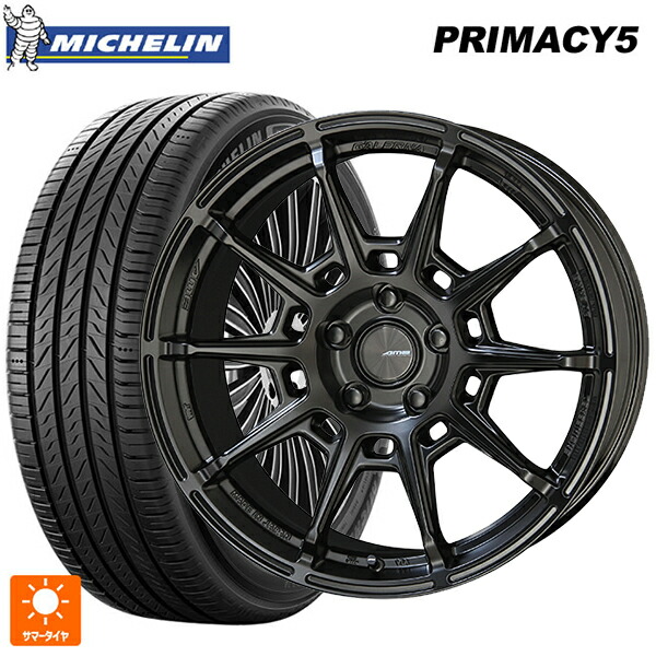 スバル フォレスター(SL系)用 235/50R19 103W XL ミシュラン プライマシー5 正規品 共豊 ガレルナ レフィーノ made by エンケイ MB 新品サマータイヤホイール 4本セット