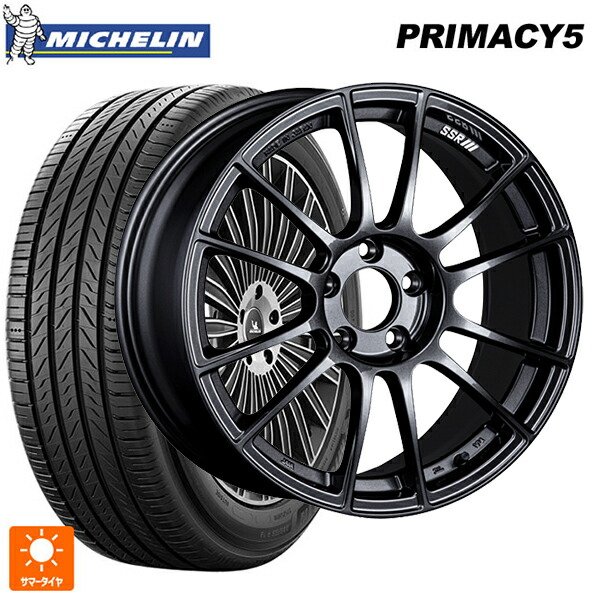 ミツビシ デリカD:5(3DA系)用 245/45R19 102W XL ミシュラン プライマシー5 正規品 タナベ SSR GT X04 ダークガンメタ 新品サマータイヤホイール 4本セット