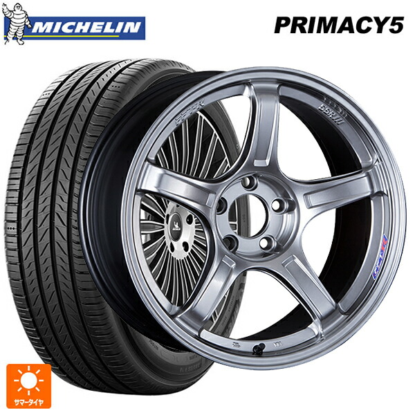 ミツビシ デリカD:5(3DA系)用 245/45R19 102W XL ミシュラン プライマシー5 正規品 タナベ SSR GT X03 クロムシルバー 新品サマータイヤホイール 4本セット