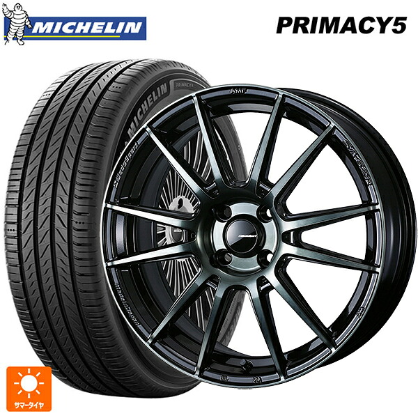 ニッサン ノートオーラ(E13)用 205/50R17 93W XL ミシュラン プライマシー5 正規品 # ウェッズ ウェッズスポーツ SA62R WBC 新品サマータイヤホイール 4本セット｜タイヤホイール専門店コニシタイヤ